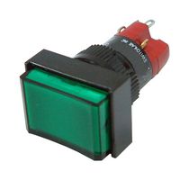 MP-D16LMT1-1KG/G - Industrial Pushbutton Switch, LED 24V, MP Pushbutton Switches Rectangular, 16 mm, SPST-NO, SPST-NC - MULTICOMP PRO