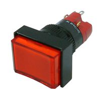 MP-D16LMT1-1CR - Industrial Pushbutton Switch, Incandescent 28V, MP Pushbutton Switches Rectangular, 16 mm - MULTICOMP PRO