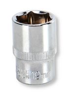 MP12-CRV19 - Socket, Hex, 19mm, 1/2" Drive Size, Chrome Vanadium, DIN3120 - MULTICOMP PRO