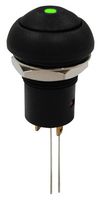 MP-PB11-4CSKG-10 - Vandal Resistant Switch, 0.535 ", SPST-NO-DM, Off-(On), Round Domed, Black - MULTICOMP PRO