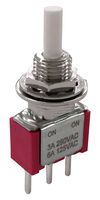 MP-PB8-AA00A2QE-3 - Pushbutton Switch, SPDT, On-On, Round Plunger - MULTICOMP PRO