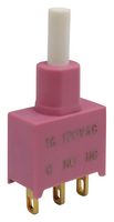 MP-PB8-AA12B1GE-2 - Pushbutton Switch, SPDT, On-(Off), Round Plunger, Black - MULTICOMP PRO