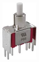 MP-PB8-AB00B10QE-1 - Pushbutton Switch, SPDT, On-(Off), Round Plunger - MULTICOMP PRO