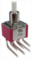 MP-PB8-BB00B6QE-1 - Pushbutton Switch, DPDT, On-(Off), Round Plunger - MULTICOMP PRO