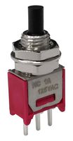 MP-PB9-AA00BQE-5 - Pushbutton Switch, SPDT, On-(Off), Round Plunger - MULTICOMP PRO