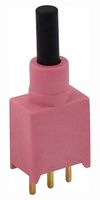 MP-PB9-AAB00A1RE-6 - Pushbutton Switch, SPDT, On-(Off), Round Plunger - MULTICOMP PRO