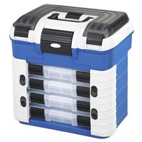 MP012224 - Tool Case, w/Drawer, 420mm W x 303mm D x 400mm H, Polypropylene, 1 Top Organizer, 4 Bottom Boxes - MULTICOMP PRO