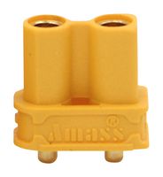 MP011753 - Rectangular Power Connector, 2 Contacts, XT30UPB30, PCB Mount, Through Hole, 5 mm, Receptacle - MULTICOMP PRO