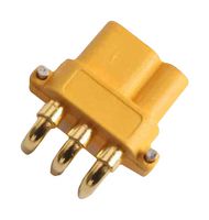 MP011767 - Rectangular Power Connector, 3 Contacts, MR30PW20, PCB Mount, Through Hole Right Angle - MULTICOMP PRO