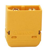 MP011776 - Rectangular Power Connector, 2 Contacts, XT60PW, PCB Mount, Through Hole Right Angle - MULTICOMP PRO