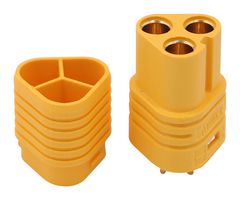 MP011796 - Automotive Connector, MP MR Series, MT60, 3 Contacts, Nylon (Polyamide) Body, Brass - MULTICOMP PRO