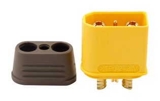 MP011804 - Rectangular Power Connector, 4 Contacts, XT90, Cable Mount, Solder Cup, Plug - MULTICOMP PRO