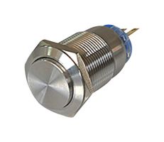 MP-19Z11FNNNS - Vandal Resistant Switch, MP Vandal Resistant Switches Maintained, 19 mm, SPST-NO, Maintained - MULTICOMP PRO