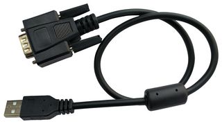 MP012462 - Smart Cable Assembly, USB 2.0 to DB9P Male, Black, 1.5m, On-chip Transceiver, 5V to 3.3V - MULTICOMP PRO