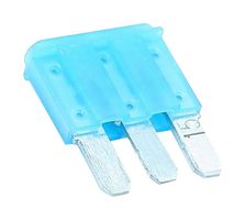 MP012590 - Fuse, Automotive, Blue, 15 A, 32 V, 14.3mm x 4.2mm x 10.6mm, MP Auto Blade Micro 3 Series - MULTICOMP PRO