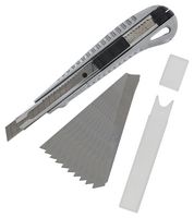 MP012487 - Snap Off Knife Set, 10 Blades, 140mm, 11 Piece - MULTICOMP PRO