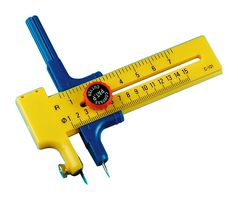 MP012495 - Circle Compass Cutter, Cuts Accurate Circles in Paper, Card, Masking Films, Leather, Vinyl, 10-150mm - MULTICOMP PRO