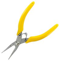 MP012515 - Pliers, Hobby, Half Round, Smooth Jaw, Comfortable Insulated Grips, Stainless Steel, 145 mm L - MULTICOMP PRO