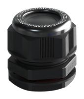 MP012653 - Cable Gland, EX-E, ATEX, M16 x 1.5, 6 mm, 8 mm, Nylon (Polyamide), Black, IP68 - MULTICOMP PRO