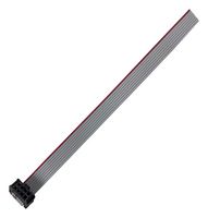 MP012712 - Ribbon Cable, IDC Receptacle to Free End, 8 Ways, 11.81 ", 300 mm, 2.54 mm - MULTICOMP PRO