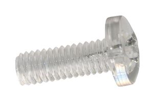 MP012982 - Screw, Pan Head Phillips, M4, PC (Polycarbonate), 4 mm Length - MULTICOMP PRO