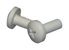 MP013042 - Screw, Pan Head Phillips, M4, PP (Polypropylene), 20 mm Length - MULTICOMP PRO