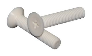 MP013070 - Screw, Flat / Countersunk Head Phillips, M4, PP (Polypropylene), 20 mm Length - MULTICOMP PRO
