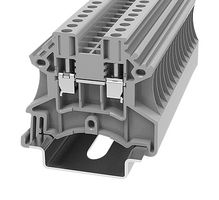 MP012873 - DIN Rail Mount Terminal Block, 2 Ways, 28 AWG, 12 AWG, 4 mm², Screw, 24 A - MULTICOMP PRO