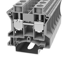 MP012879 - DIN Rail Mount Terminal Block, 2 Ways, 14 AWG, 3 AWG, 25 mm², Screw, 76 A - MULTICOMP PRO