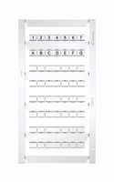 MP012903 - Terminal Block Marker, Marker Strip, DIN Rail Terminal Blocks, Blank (No Legend), 8.2 mm - MULTICOMP PRO