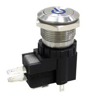 MPW19-A0F1P724-A1ZB - Vandal Resistant Switch, 24 V LED, MP Vandal Resistant Switches Latching, 19 mm, SPDT, Latching - MULTICOMP PRO