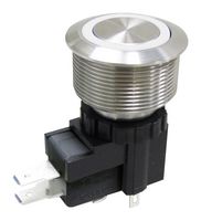 MPW25-A0F1E00-A3ZA - Vandal Resistant Switch, MP Vandal Resistant Switches Latching, 25 mm, SPDT, Latching, Round Flat - MULTICOMP PRO