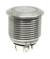 MPC16T-A2FE-6-JR-24V - Vandal Resistant Switch, MP Vandal Resistant Switches ON-OFF, 16 mm, SPST-NO-DM, Round Flat - MULTICOMP PRO