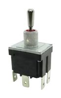 MP1HAS4T1B1M2N1S-5 - Toggle Switch, Sealed, (On)-Off-(On), SPDT, Non Illuminated, MP Toggle Switches SPDT, Panel Mount - MULTICOMP PRO