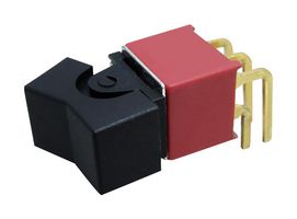MP3AD1J102M6QES - Rocker Switch, Sealed, On-None-On, DPDT, Non Illuminated, Through Hole, Black - MULTICOMP PRO