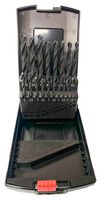 MP013269 - Twist Drill Bit Set, HSS, Rolled Forged Straight Shank, 19 Pieces of 1 mm to 10 mm - MULTICOMP PRO