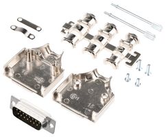 MP013630 - D Sub Connector, Standard, Plug, 15 Contacts, DA, Solder Cup - MULTICOMP PRO