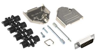 MP013642 - D Sub Connector, Standard, Plug, 15 Contacts, DA, Solder Cup - MULTICOMP PRO