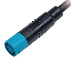 MP013712 - Sensor Cable, IP67, 3A, PVC, R Type Receptacle, Free End, 8 Positions, 300 mm, 11.8 " - MULTICOMP PRO