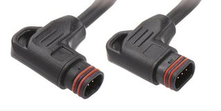 MP013714 - Sensor Cable, IP67, 3A, PVC, R Type 90° Plug, Free End, 8 Positions, 300 mm, 11.8 " - MULTICOMP PRO