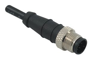 MP013727 - Sensor Cable, IP67, 2A, PVC, M12 Plug, Free End, 8 Positions, 1 m, 3.3 ft, MP LEV connectors - MULTICOMP PRO
