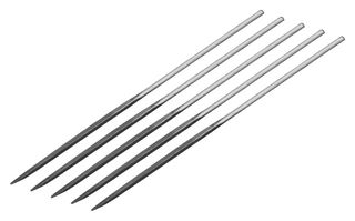 MP011899 - Needle File, Triangle, 3mm Diameter, 160mm Length, 5 Pieces - MULTICOMP PRO