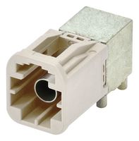 MP012344 - RF / Coaxial Connector, Mini FAKRA Coaxial, Right Angle Plug, Through Hole Right Angle, 50 ohm - MULTICOMP PRO