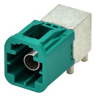 MP012345 - RF / Coaxial Connector, Mini FAKRA Coaxial, Right Angle Plug, Through Hole Right Angle, 50 ohm - MULTICOMP PRO