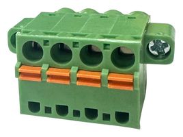 MP011181 - Pluggable Terminal Block, w/ Flange, 5.08 mm, 5 Ways, Push In - MULTICOMP PRO