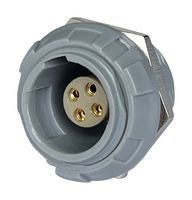 MCP-P1SRG04SGG - Circular Connector, Standard Circular Connector, MCP IP50 Push Pull, Panel Mount Receptacle - MULTICOMP PRO