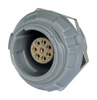 MCP-P1SRG08SGG - Circular Connector, Standard Circular Connector, MCP IP50 Push Pull, Panel Mount Receptacle - MULTICOMP PRO