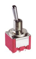 MP1FD5T1B6M1QES-5 - Toggle Switch, Miniature, On-Off-(On), DPDT, Non Illuminated, MP Miniature Toggle Switches - MULTICOMP PRO
