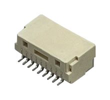 MP013814 - Pin Header, Wire-to-Board, 1 mm, 1 Rows, 9 Contacts, Surface Mount Right Angle - MULTICOMP PRO
