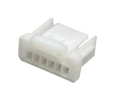 MP013839 - Connector Housing, Natural, Nylon 6.6, MP 1MM Lock Wire-to-Board, Receptacle, 6 Ways, 1 mm - MULTICOMP PRO
